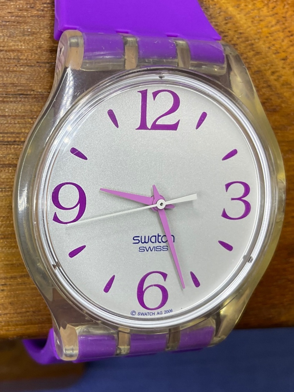 Swatch Watch Jelly in Jelly with new band